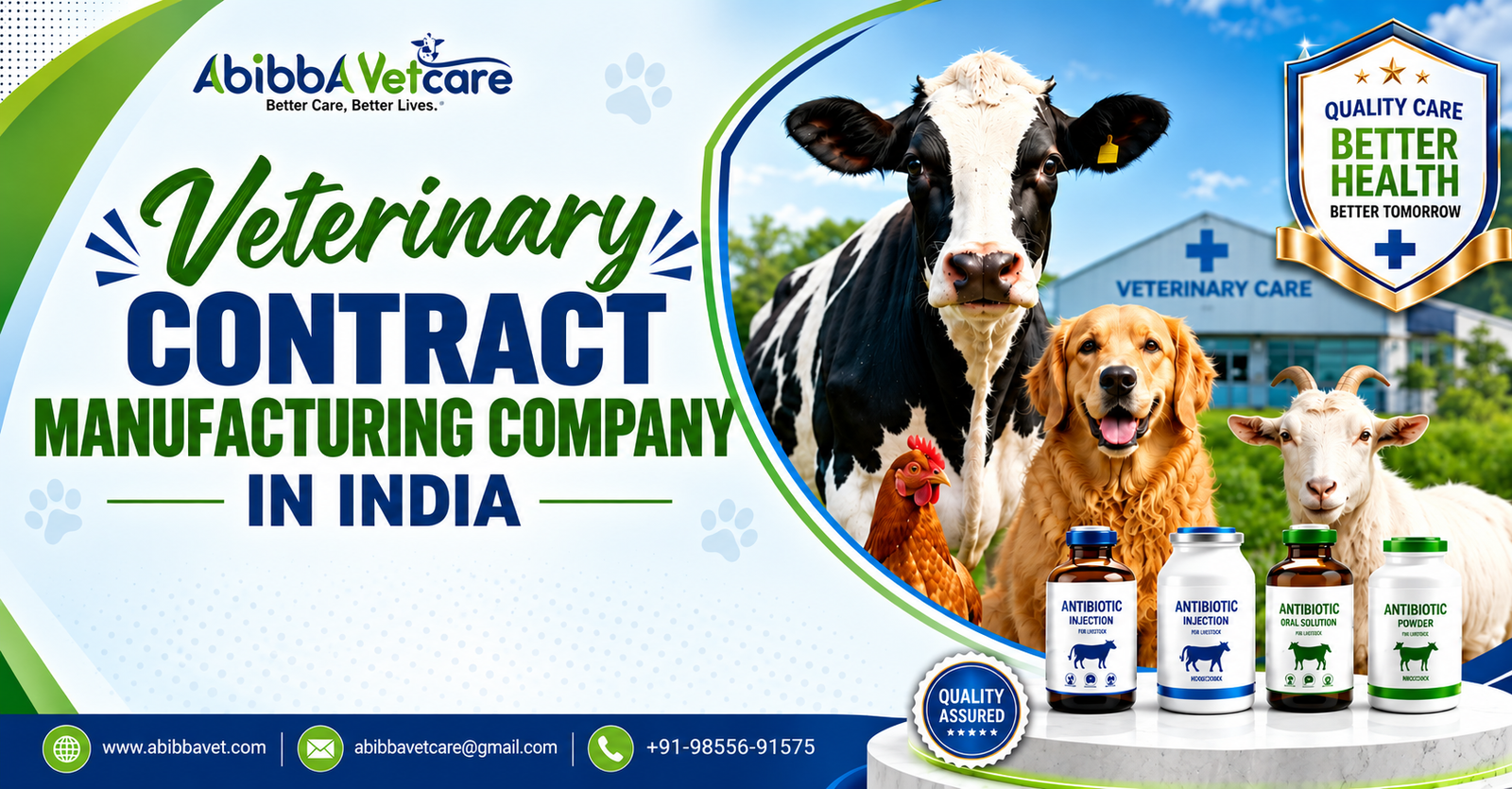 Veterinary Contract Manufacturing Company in India